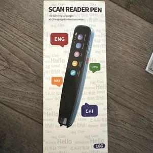 ENWYES Scan Reader Pen 4 [Collins Dictionary Built-in],Pen Scanner Text to Speec